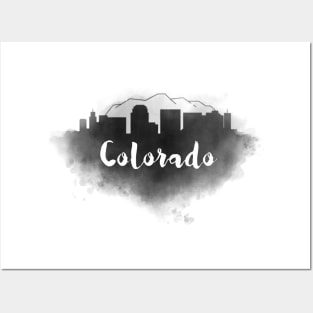 Colorado watercolor Posters and Art